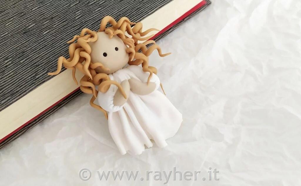 BROŠKA ANGEL IZ FIMO MASE