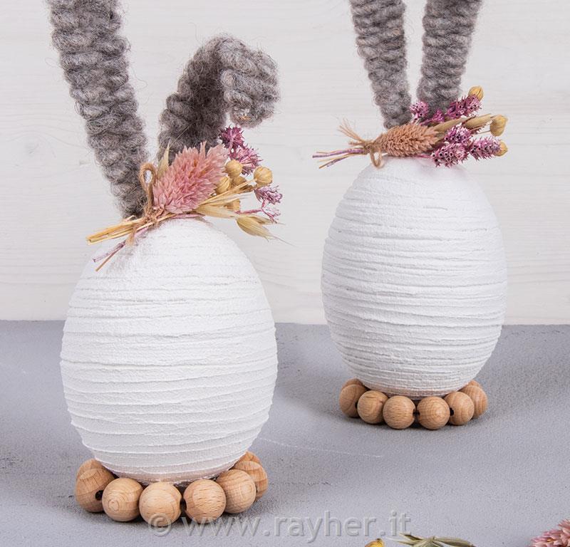 JAJČEK ZAJČEK IZ TEKSTURNE PASTE