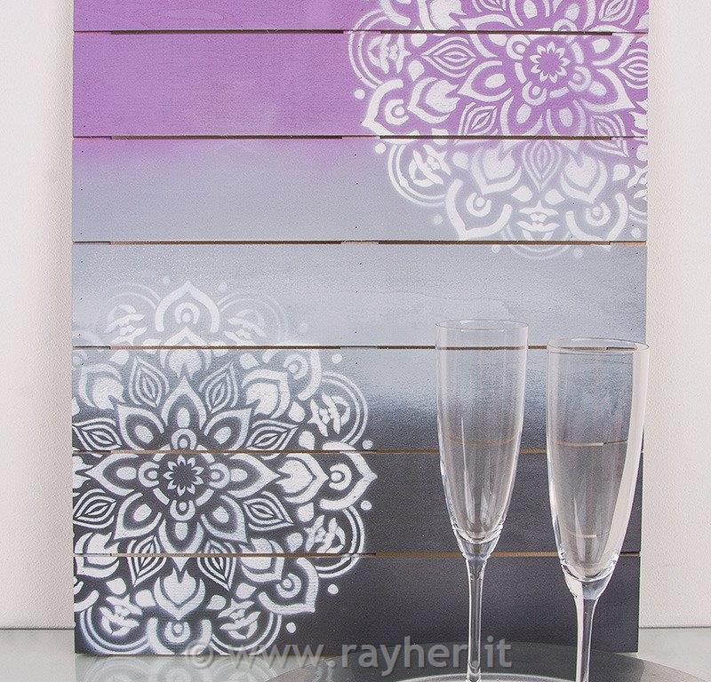 LESENA PLOŠČA Z MANDALO