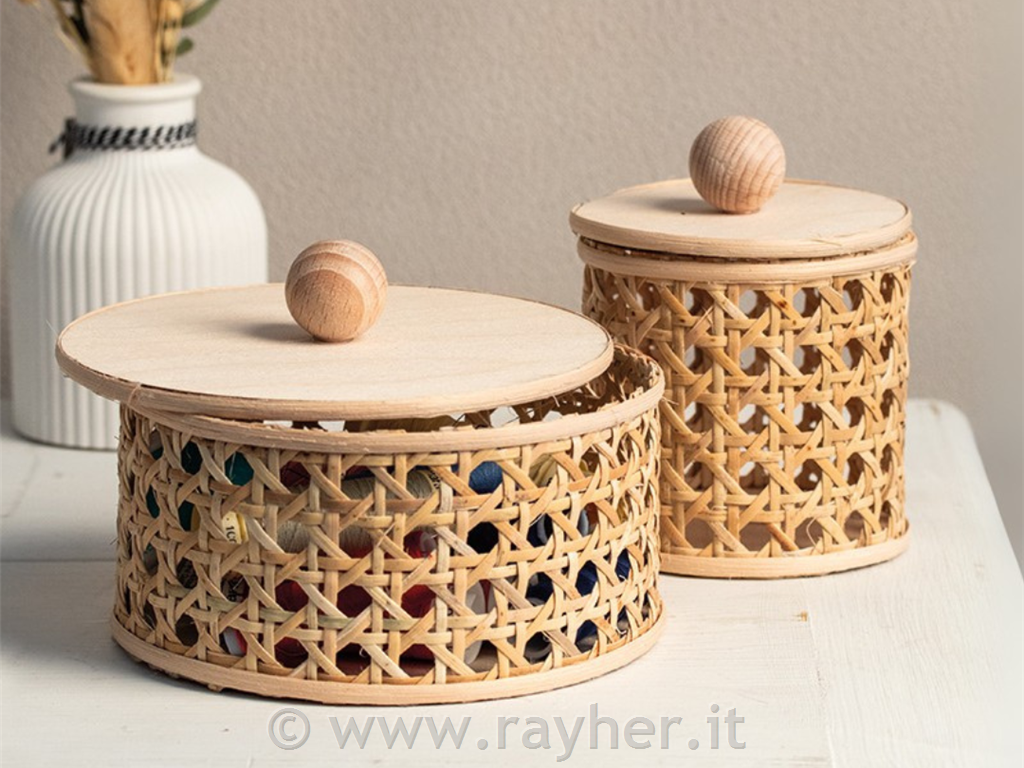 ŠKATLA ZA SHRANJEVANJE IZ RATANA