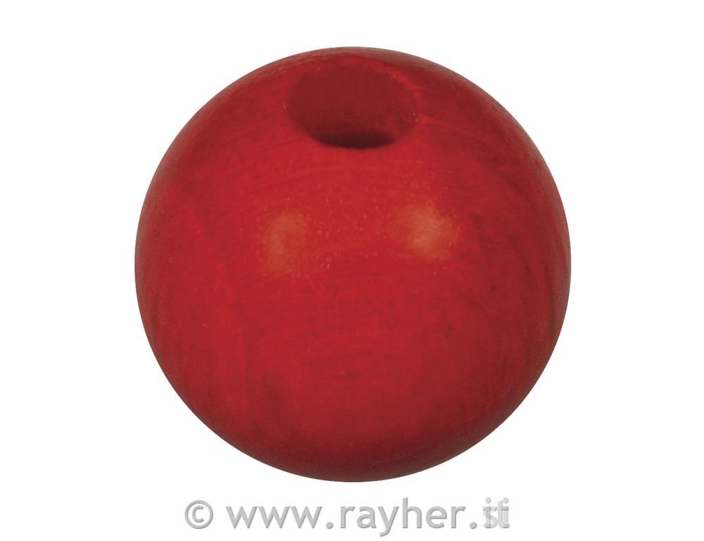 Wooden beads FSC 100%, polished, 8mm o,