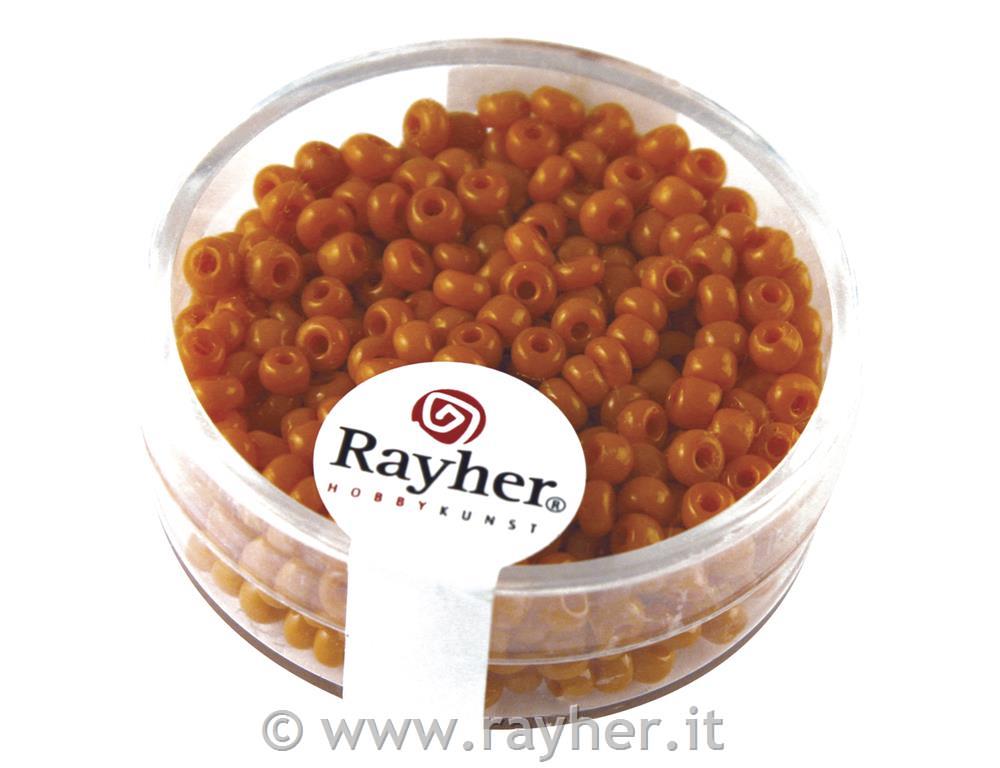 Perline vetro, 2,6 mm o, opachescatolina 17garancio