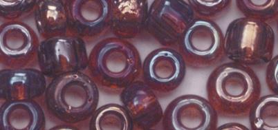 Rocailles, 2 mm o, transparent, lilac, b