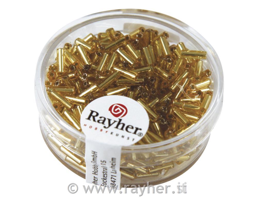 Pive vetro lunghe, 7/2 mm, foro arg.scatolina 15goro