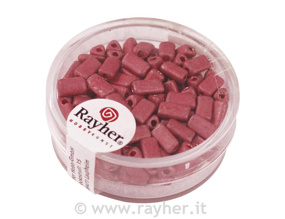 Metallic-Triangel, matt, pale-pink, 7x3,