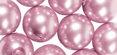 Perle cerate-vetro rinasciment., 4 mm oscatola 85 pzorchidea