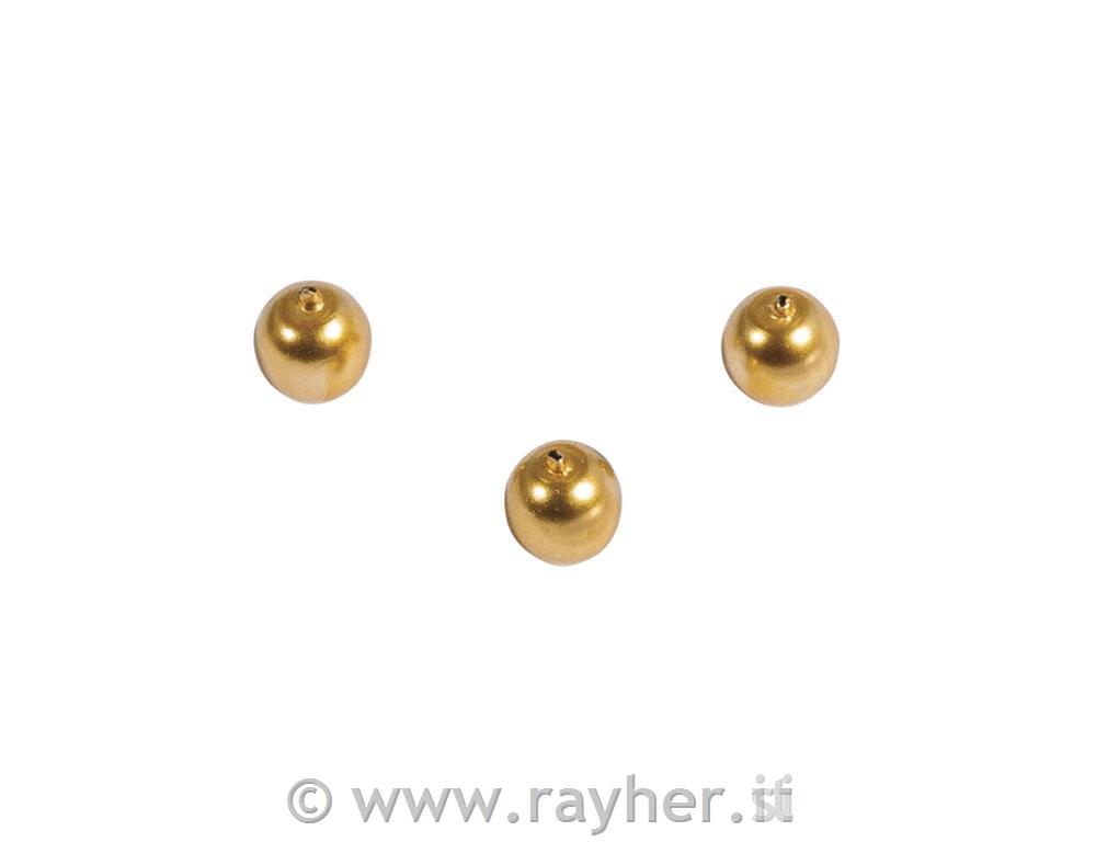 Perle cerate vetro rinascimentali, 4mm o, oro, scatolina 85pz