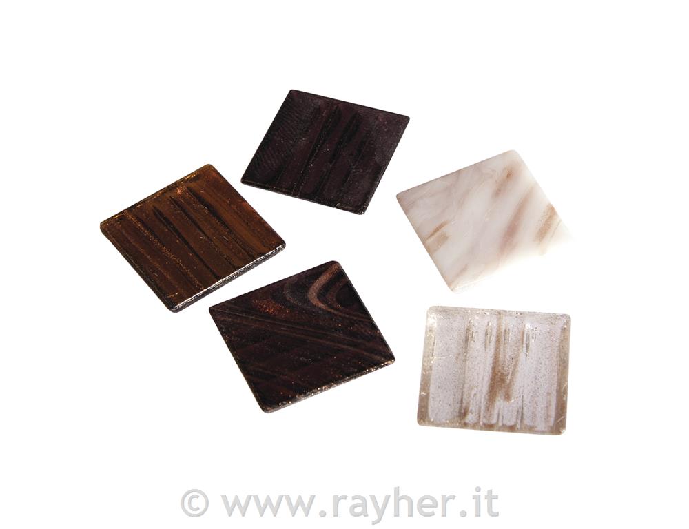 Tessere mosaico "ArtDecor"Deluxe, 2 cmsecchio ca. 160 pz / 500 gnaturale