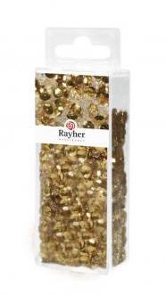 Ploščice bleščice, steklene perle 80g, in žica, 80g 50mx0.3m