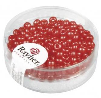 Perle povoščene, sv.rdeče, 2.6mm, 7g