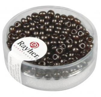 Rocailles cerate2,6mm, scatolina 7gmarrone scuro