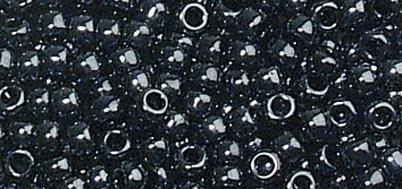 Rocailles-Premium, 2,2 mm ometallizzateantracite, scatola 8g