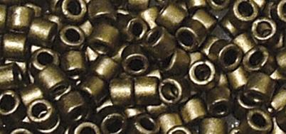 Rocailles-Delica, 2,2 mm ometallizzate opachetopazio fume