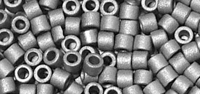 Perle Delica Miyuki, 2,2 mm o, jekleno sive, metallic mat