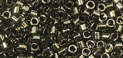 Rocailles-Delica, 1,6 mm ometallizzate, scat.bronzo brill., scat. 4g
