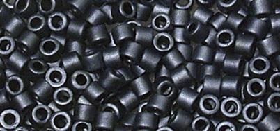 Rocailles-Delica,1,6 mm ometal.opache,scat.blu grigio, scat. 6g