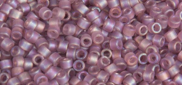 Perle Delica rocailles, 1.6mm, lila, 8g,