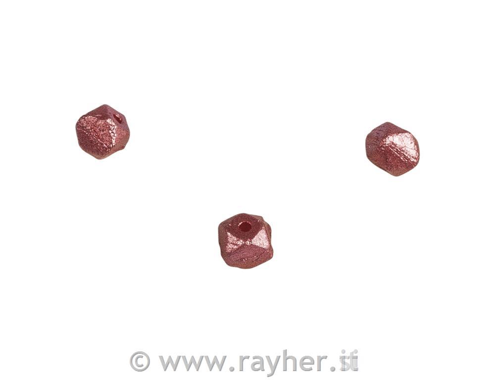 Rocailles antico, 4mm o, rosa antico, scatolina 120pz