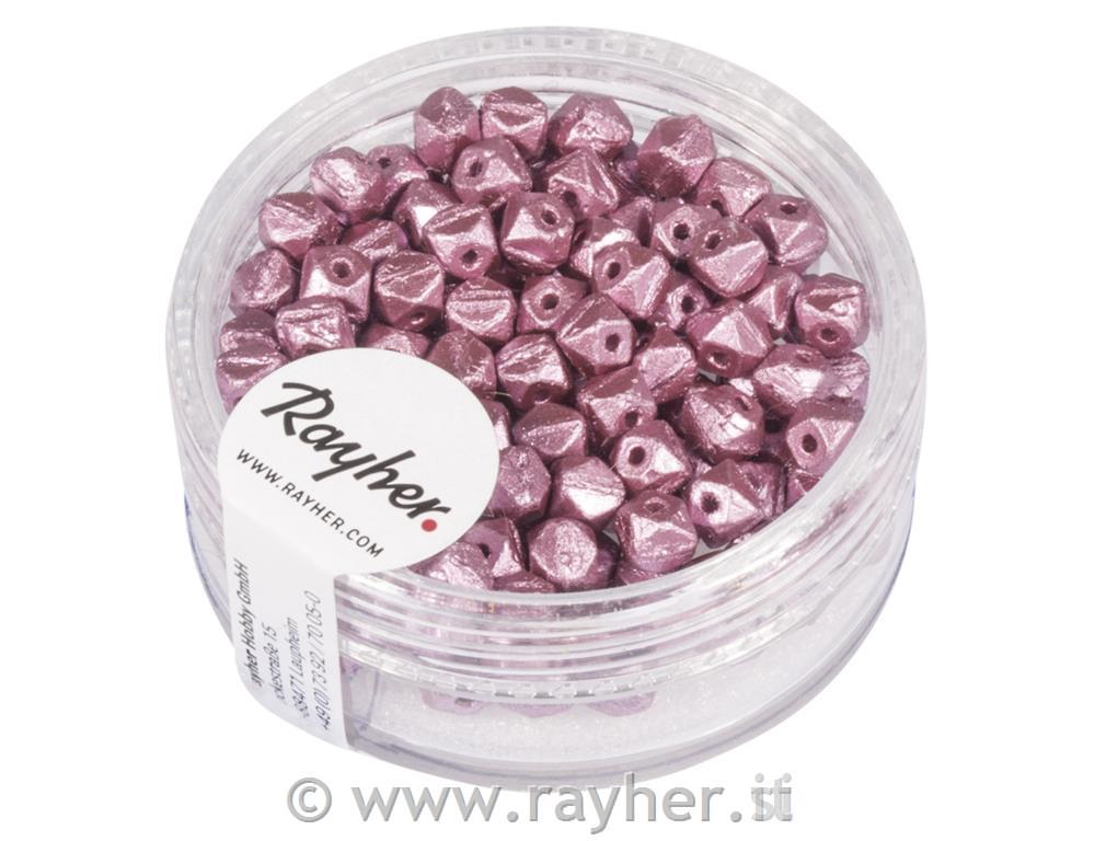 Rocailles antico, 4mm o, orchidea, scatolina 120pz