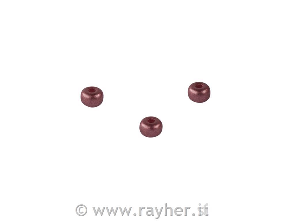 Rocailles, 4mm o, rosa antico opaco, scatolina 150pz