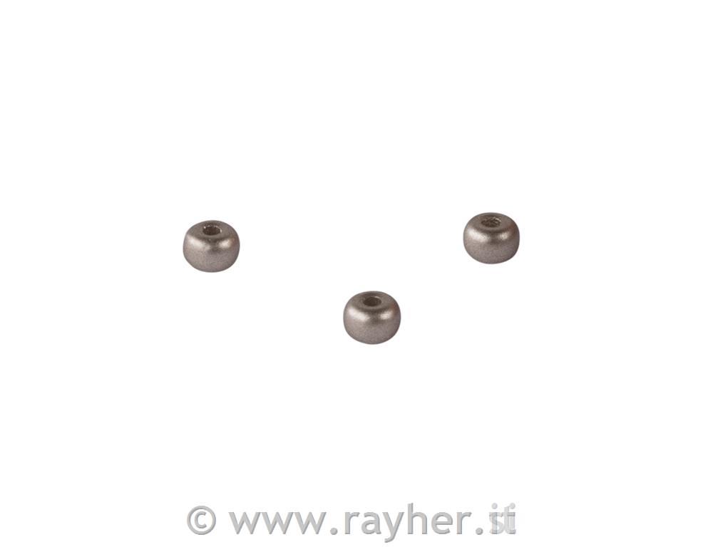 Rocailles, 4mm o, taupe opaco, scatolina150pz