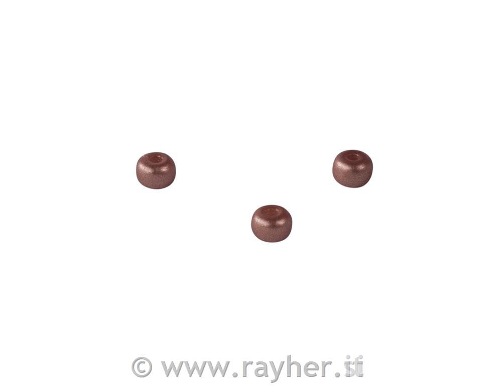 Perle, 4mm, bronaste, 150 kos