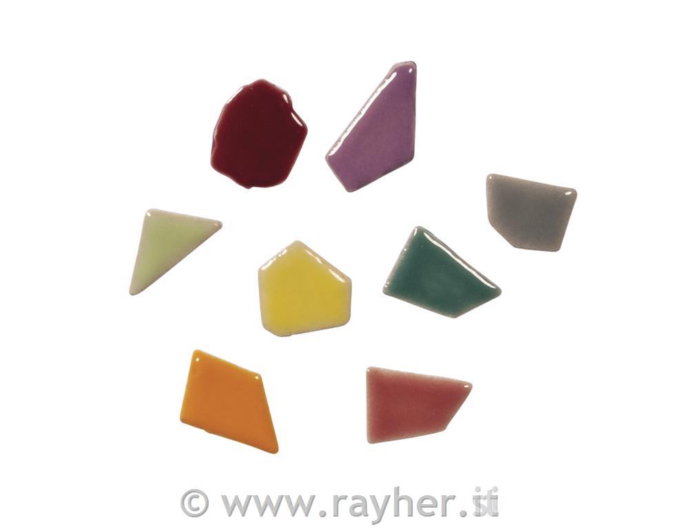 Fun Ceramica mosaic mix, polygonal(approx. 380 pcs), box 500grainbow