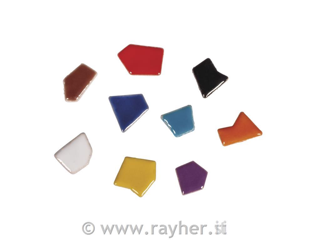 Mosaico Fun Ceramica misto, poligonale,colori misti, (ca 380pz),scatolina 500g