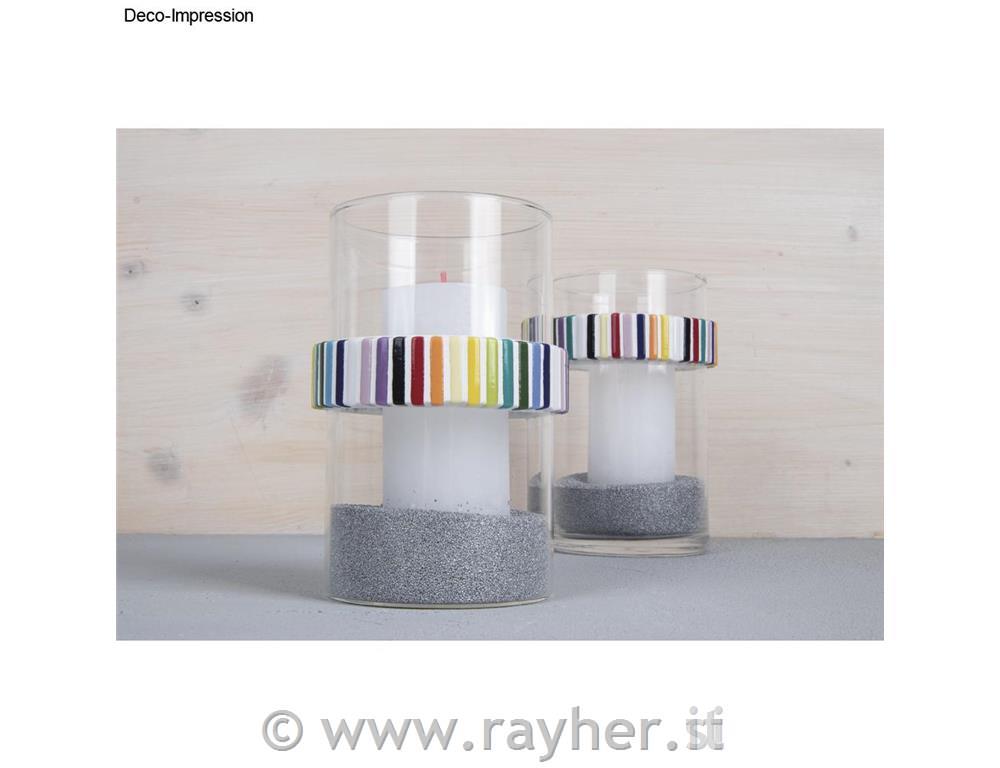 Stekleni mozaik, barvni, 5x25x6mm, 500g