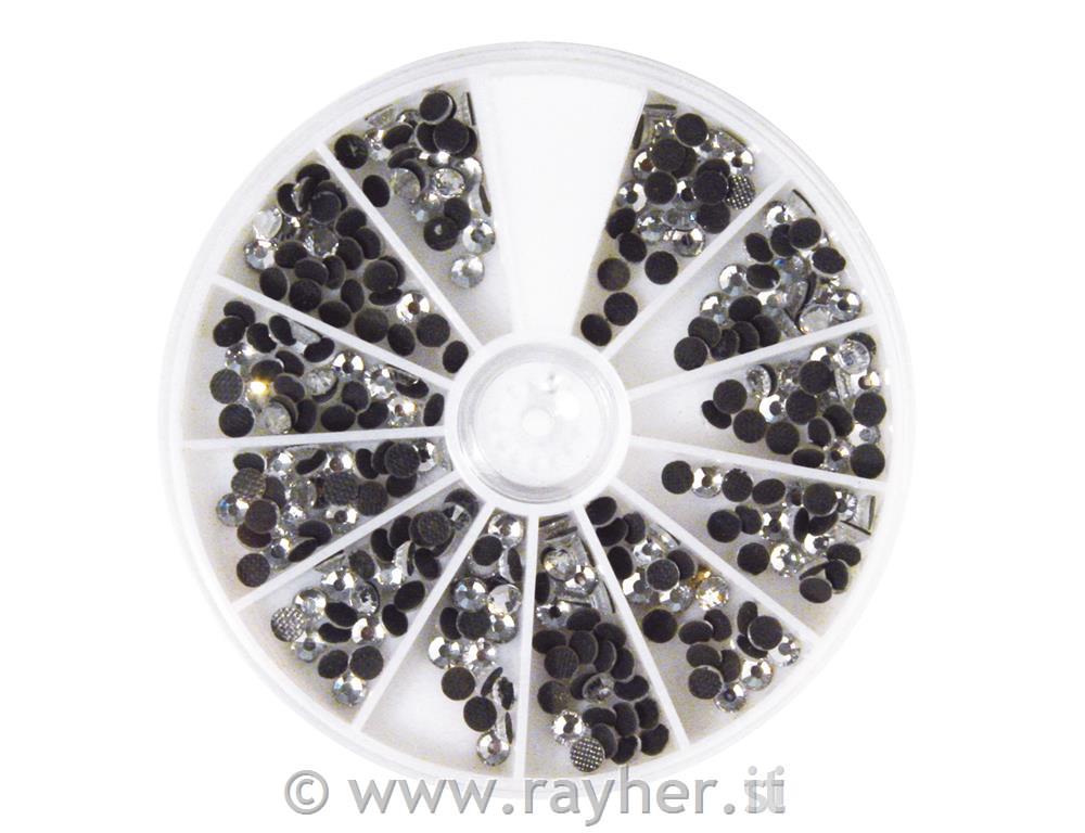 Hotfix rhinestones, 4 mm, rock crystal,