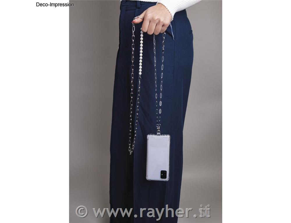 Set per creare catenina per cellulareargento
