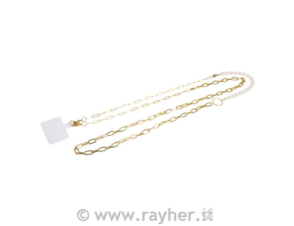 Set per creare catenina per cellulare,oro