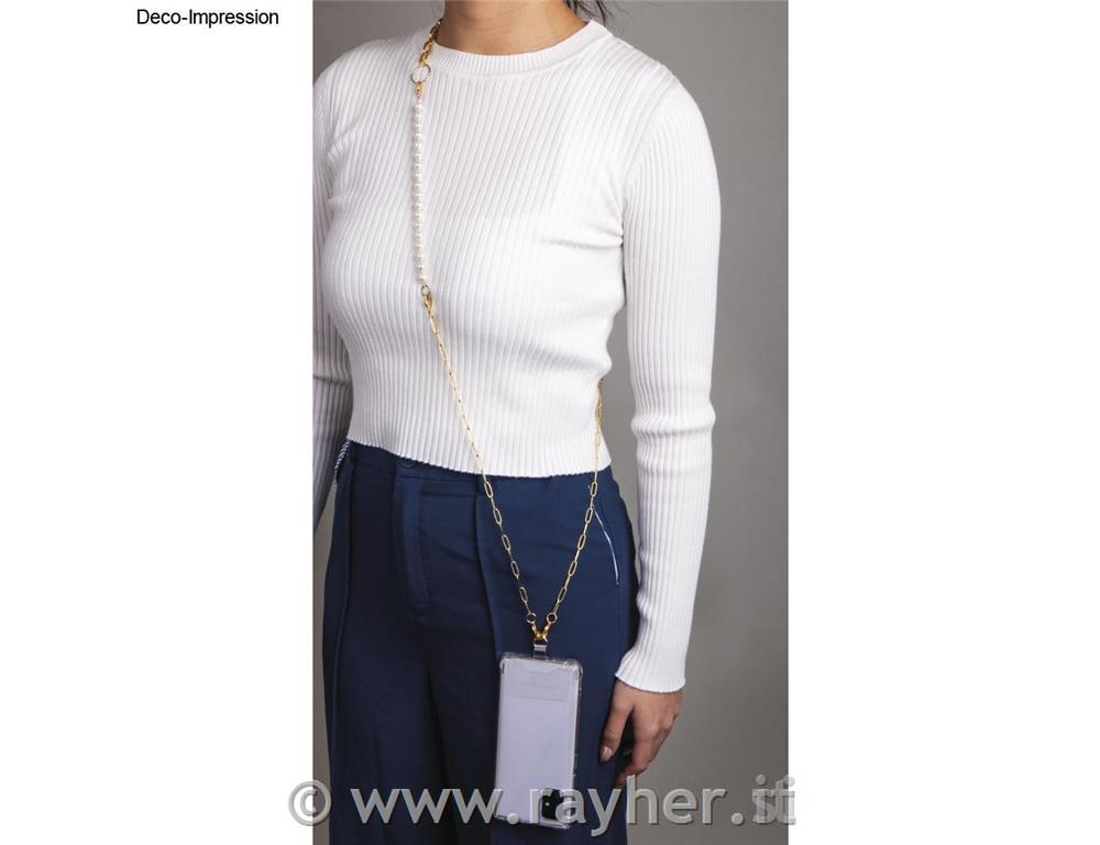 Set per creare catenina per cellulare,oro