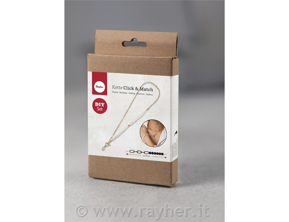 Set per la creazione di catene Click&Match, oro