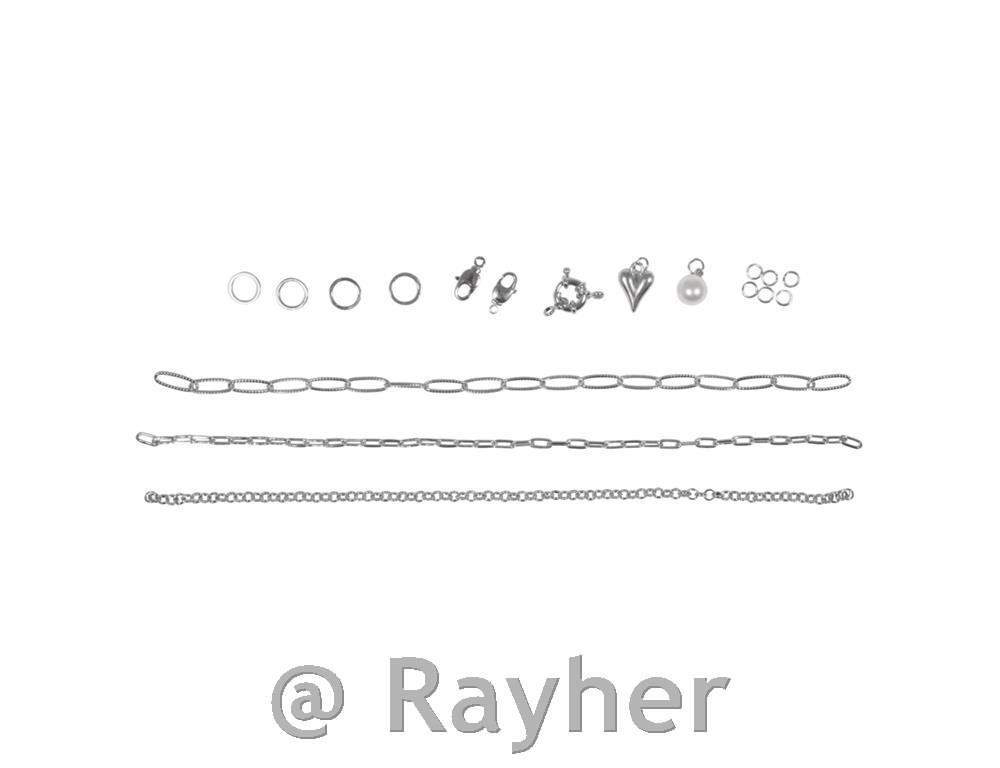 Braccialetti Click & Match, argento3 bracciali o 1 collana