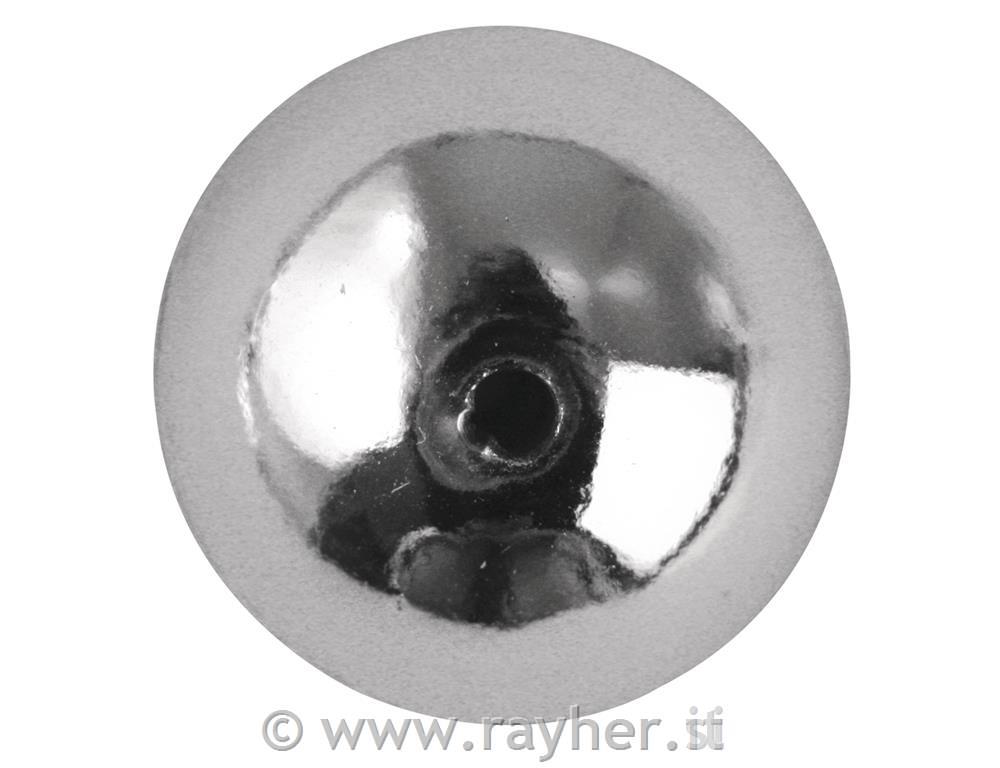 Perle di plastica tonde, 4 mm oScatola 150 pzargento