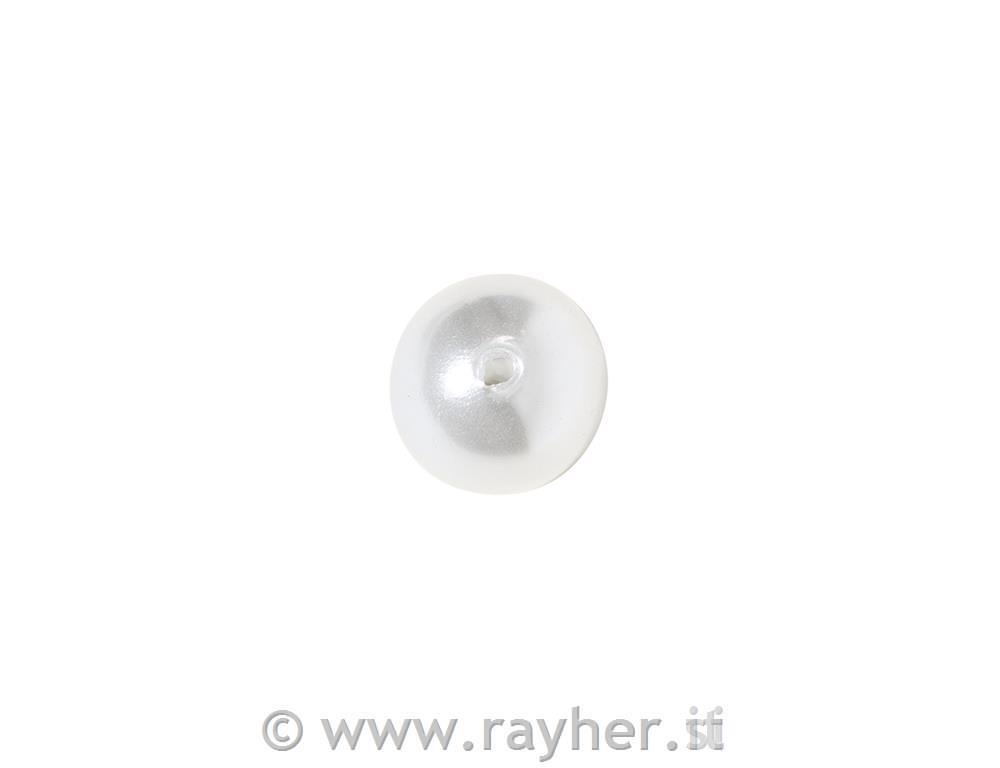 Wax beads, 3 mm o, white, box 300 pcs.