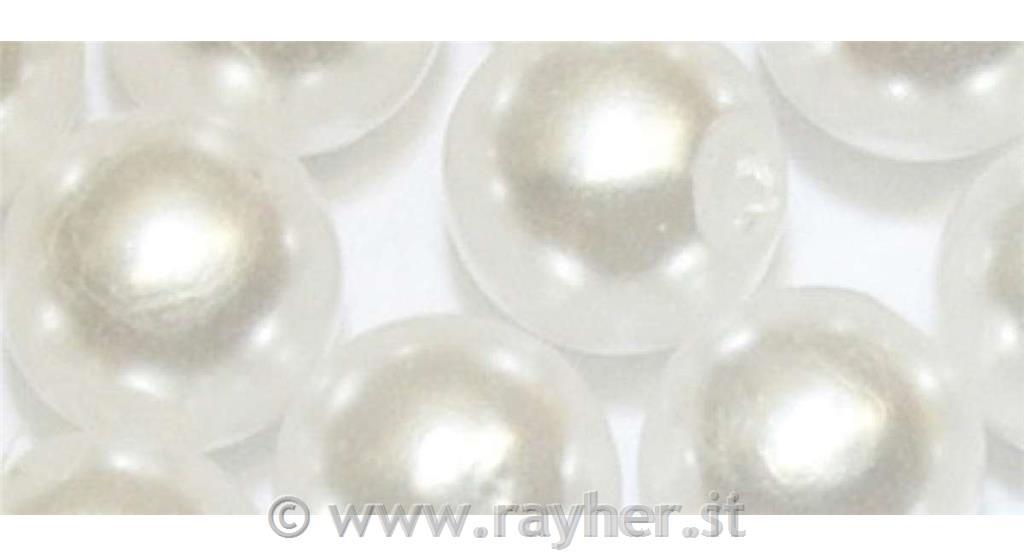 Perle cerate, 5 mm o, biancheScatola 300 pz