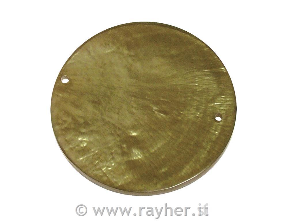 Elem.big.-madreperla:disco30 mm, sfusotopazio fumé