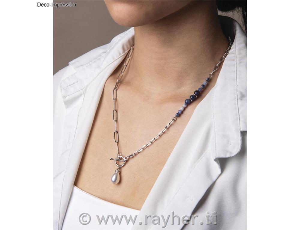 Modri quartz, poldragi kamen, perle 4mm, 40 kos