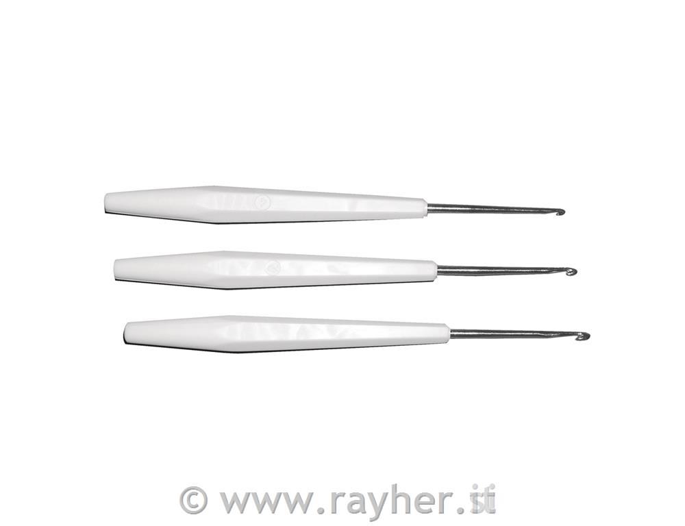 Uncinetti assortitimisura 2,8mm/2,4mm/1,8mm,Busta 3 pz