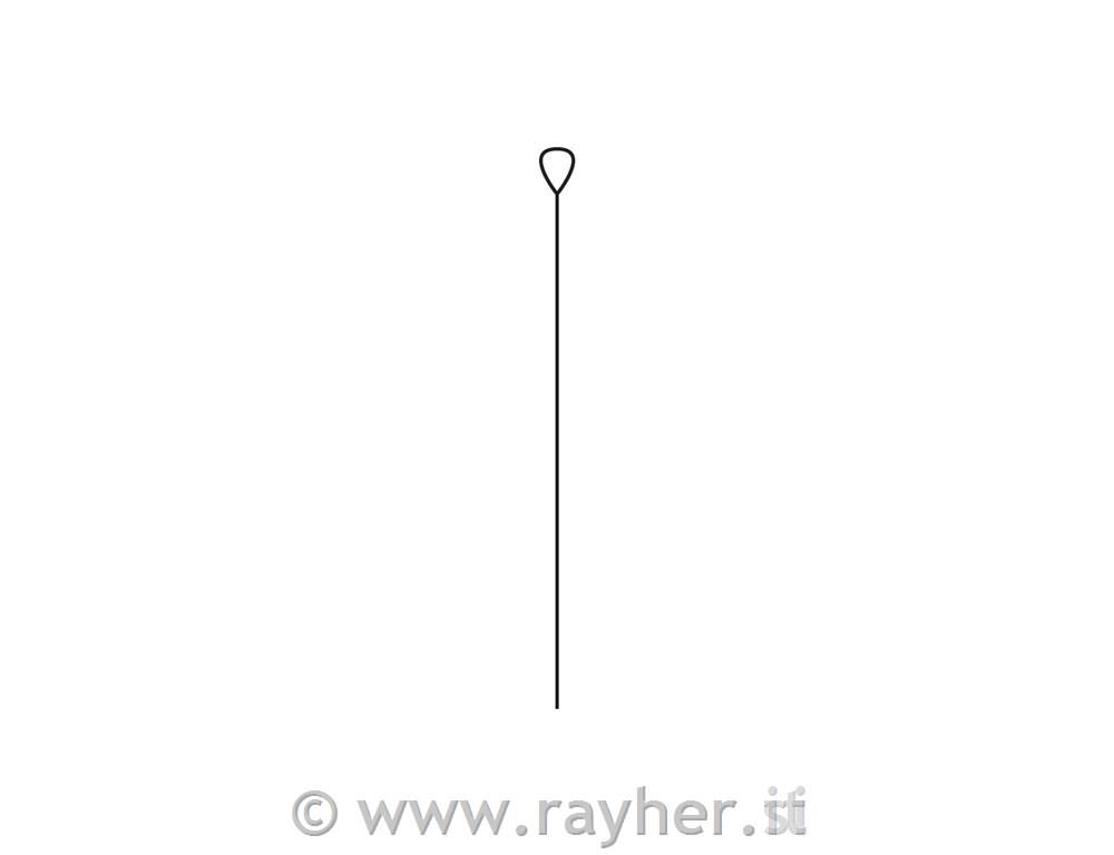 Needle to thread pearls, 90 mm, tab-bag