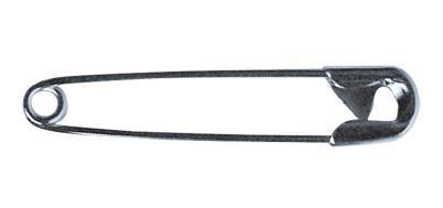 Spille di sicurezza, 28 mm, 0,80 mm oscatolina 50g, 135 pzplatino