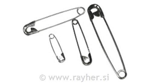 Sponke, srebrne, 6 velikosti, 24 kom.