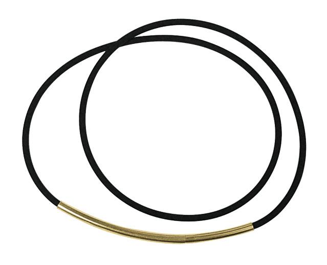 Verižica z zaključkom, 46 cm, pozlat., 2 mm o, 1 kom