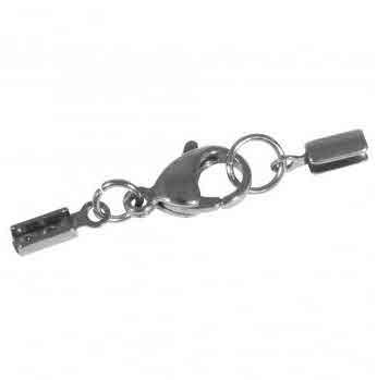 Chiusura inoxmontato completo, busta 1pzplatino