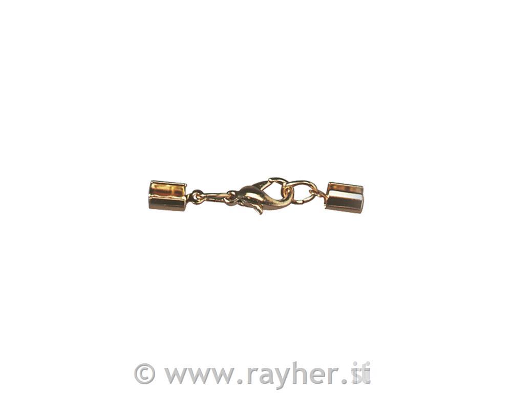 Chiusura montata3mm, c. carabina, busta 1pzoro