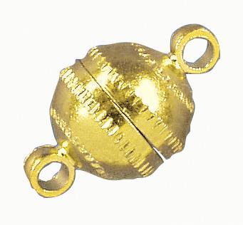 Magnetna sponka 7 mm, zlata