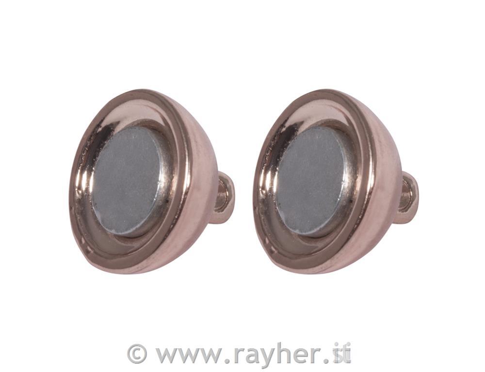 Chiusura calamite, extra stark, 10mm o,oro rose, busta 1pz