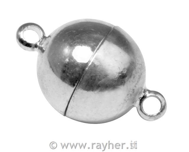 Chiusura calamite, extra stark, 12mm obusta 1pzargentato vero